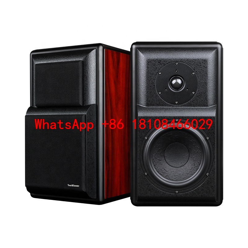 Home Theater Speaker - Hurtowe drewniane głośniki półkowe Hi-Fi, pary