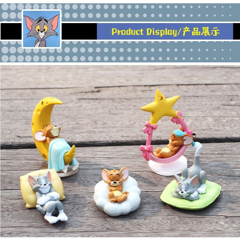 Jerry Home Cinema - Zestaw Mini Figurków Kreskówkowe Zabawki Kolekcjonerskie