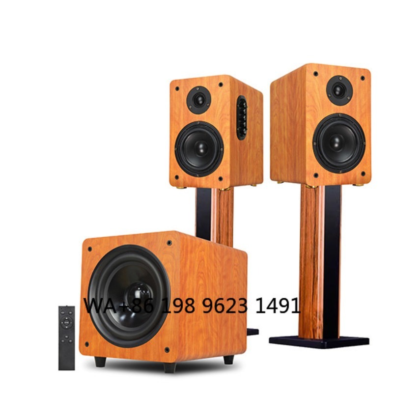 Home Theater Speaker - 8-calowy 150W RMS Drewniany Aktywny Subwoofer
