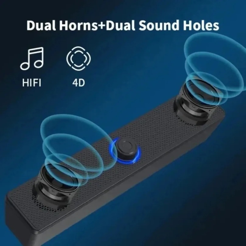 Home Cinema Wireless Speakers - Bezprzewodowy soundbar Bluetooth i przewodowy głośnik