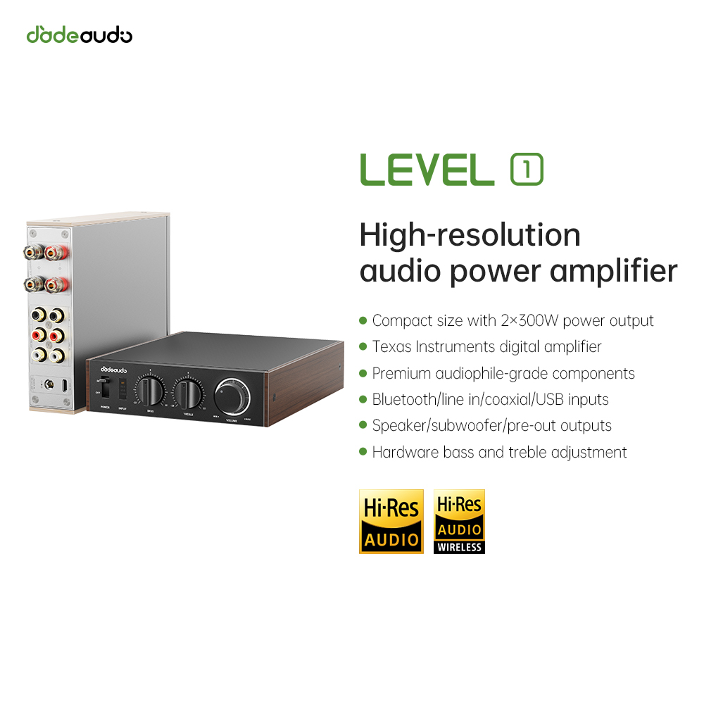 Home Cinema Installation - Wzmacniacz JadeAudio Level 1 Desktop HiFi