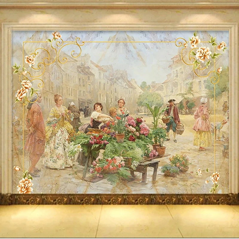 Home Cinema Wall - Niestandardowe zdjęcia tapety w stylu europejskim