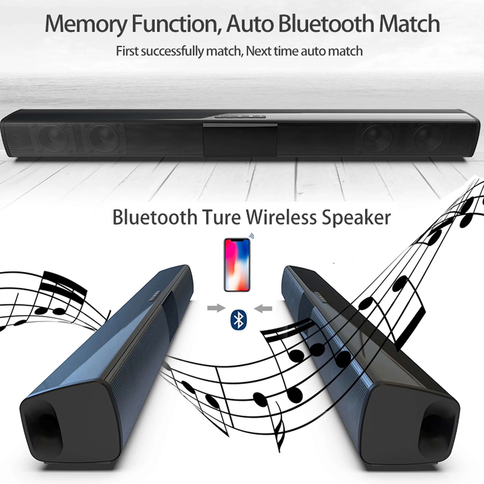 40W Soundbar dużej mocy do tel – Home Cinema Wireless Speakers recenzja i cena