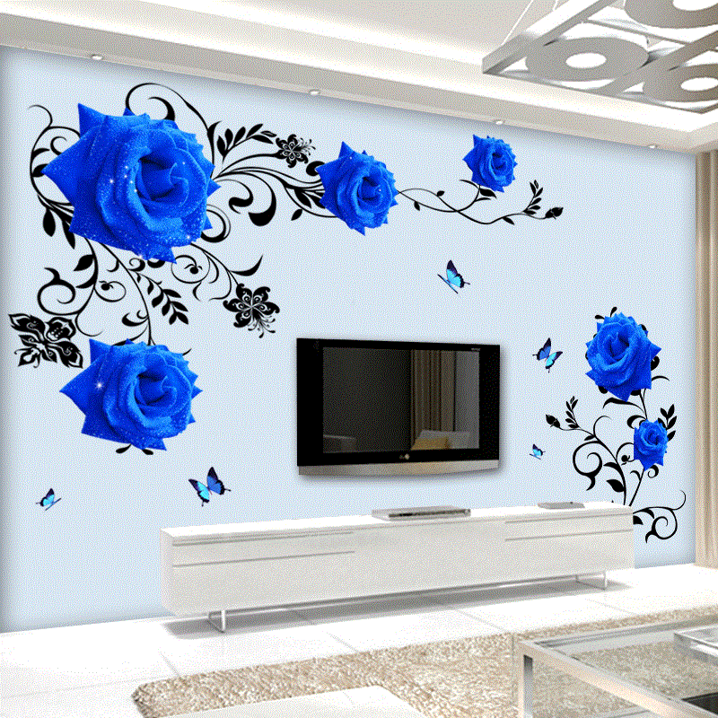 Duży rozmiar Niebieska róża Kw – Home Cinema Wall recenzja i cena