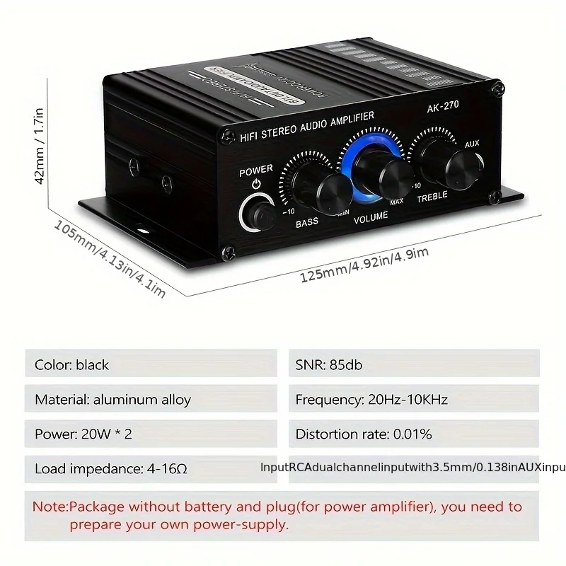 AK-270 400W Mini Wzmacniacz Mo – Home Cinema Installation recenzja i cena