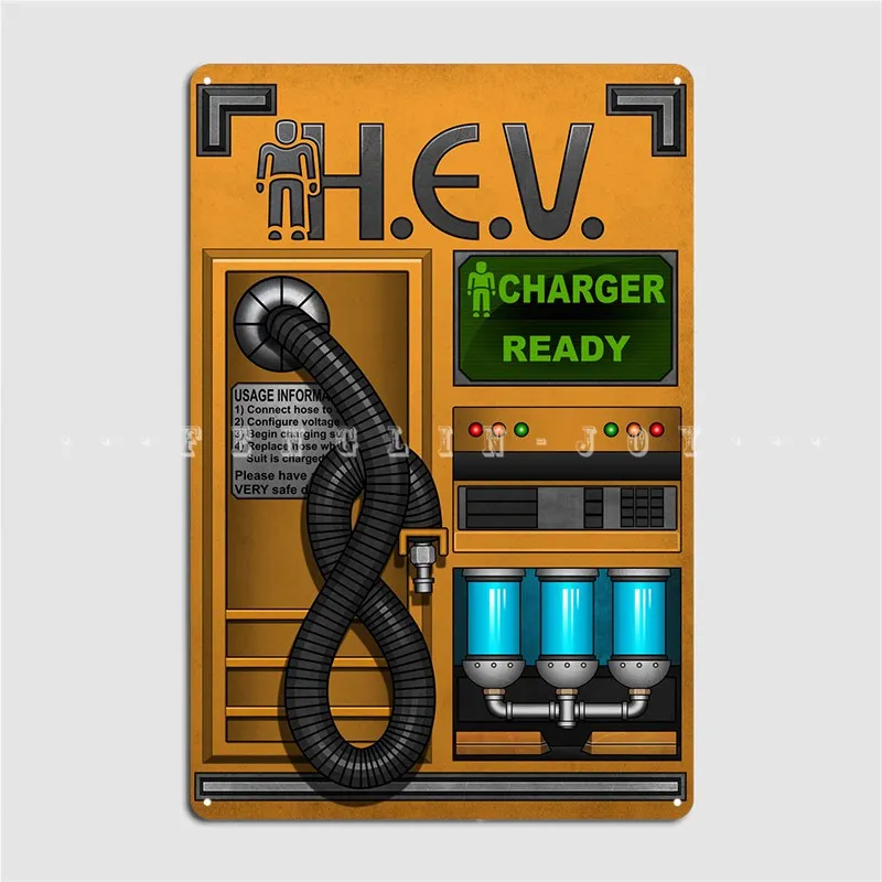 Metalowy szyld Half Life Hev C – Home Cinema Wall recenzja i cena
