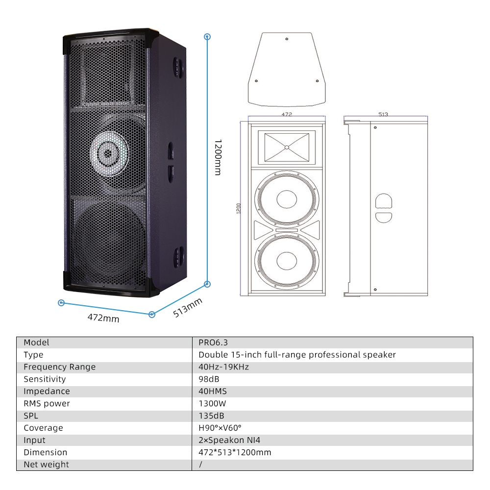 Lane PRO6.3 Nowość Czarny Podw – Home Theater Speaker recenzja i cena