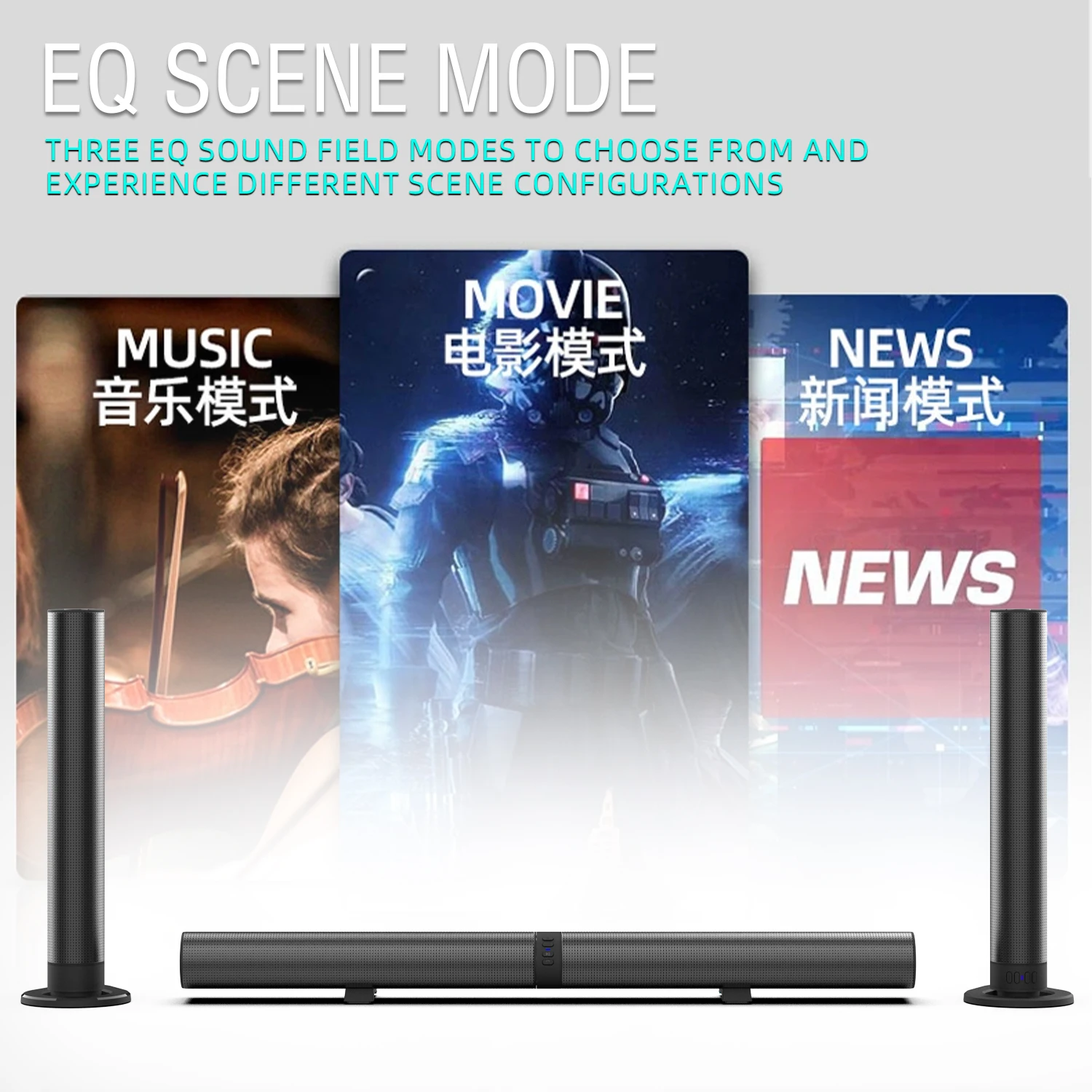 Soundbar FM TV Głośniki Blueto – Home Cinema Wireless Speakers recenzja i cena